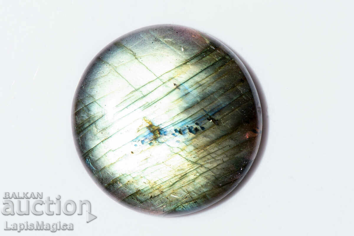 Labradorite 70,8ct 34mm Στρογγυλό Cabochon #16