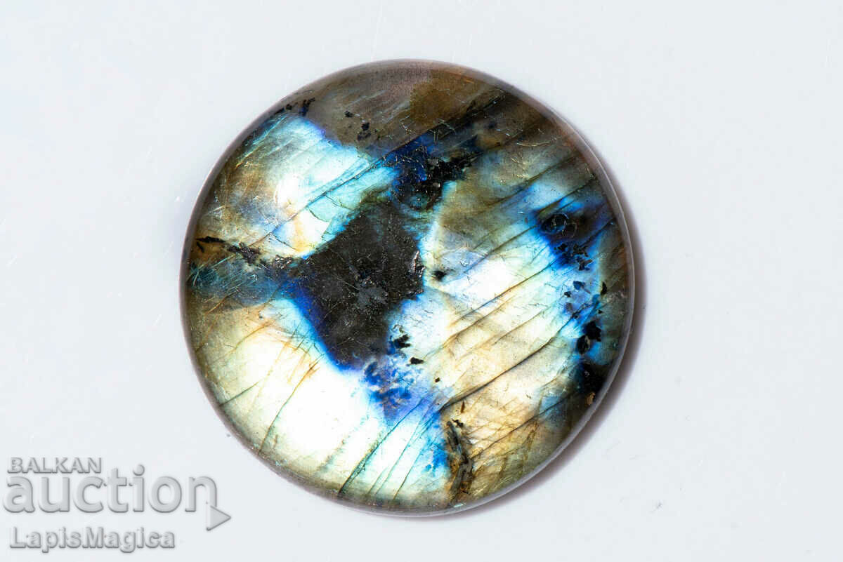 Labradorite 63,5ct 34mm Στρογγυλό Cabochon #18