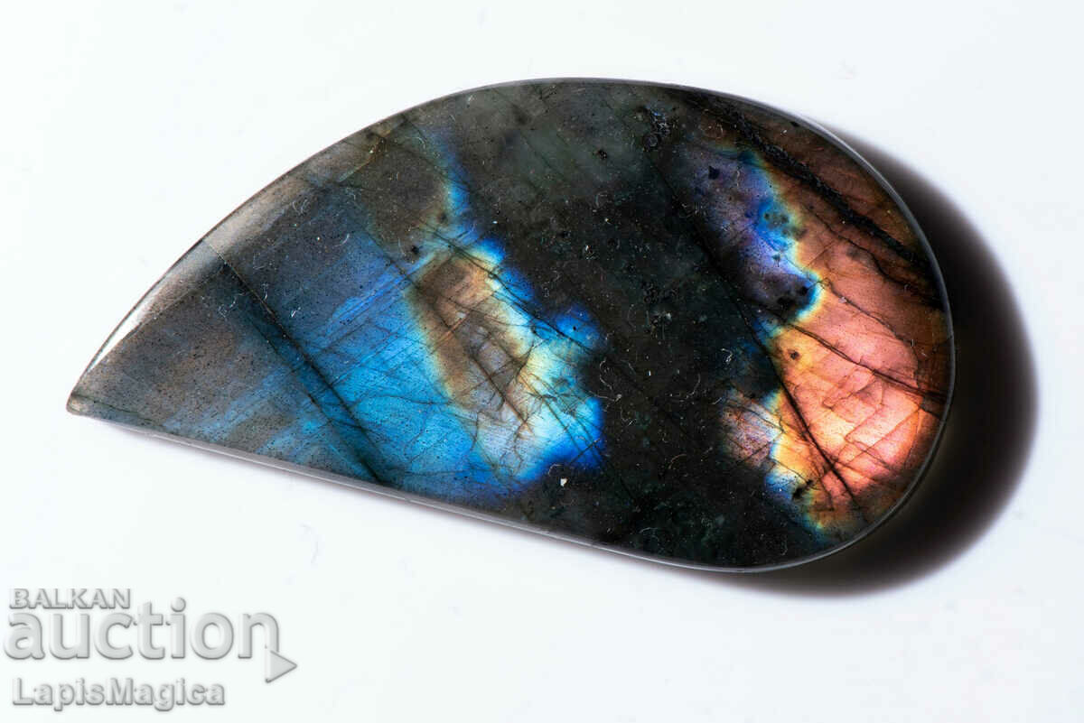 Labradorite 71,5ct Drop Cabochon #20