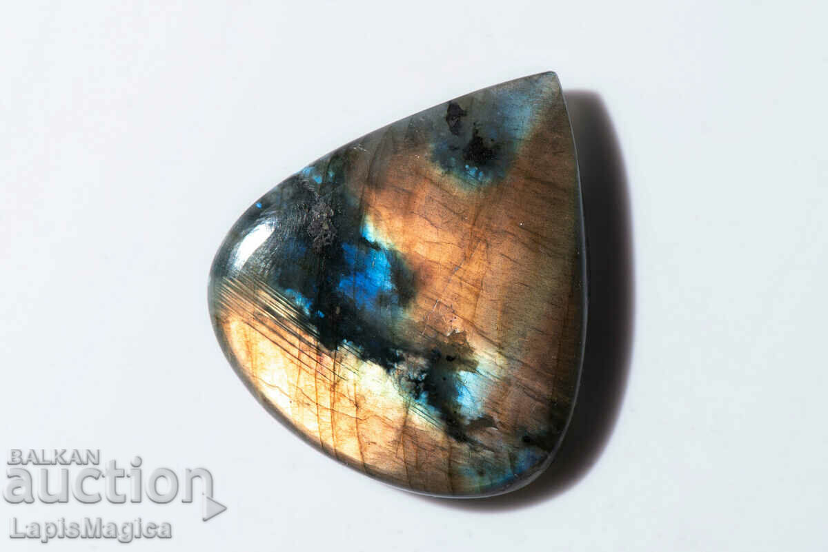 Labradorite 79,3ct Drop Cabochon #22