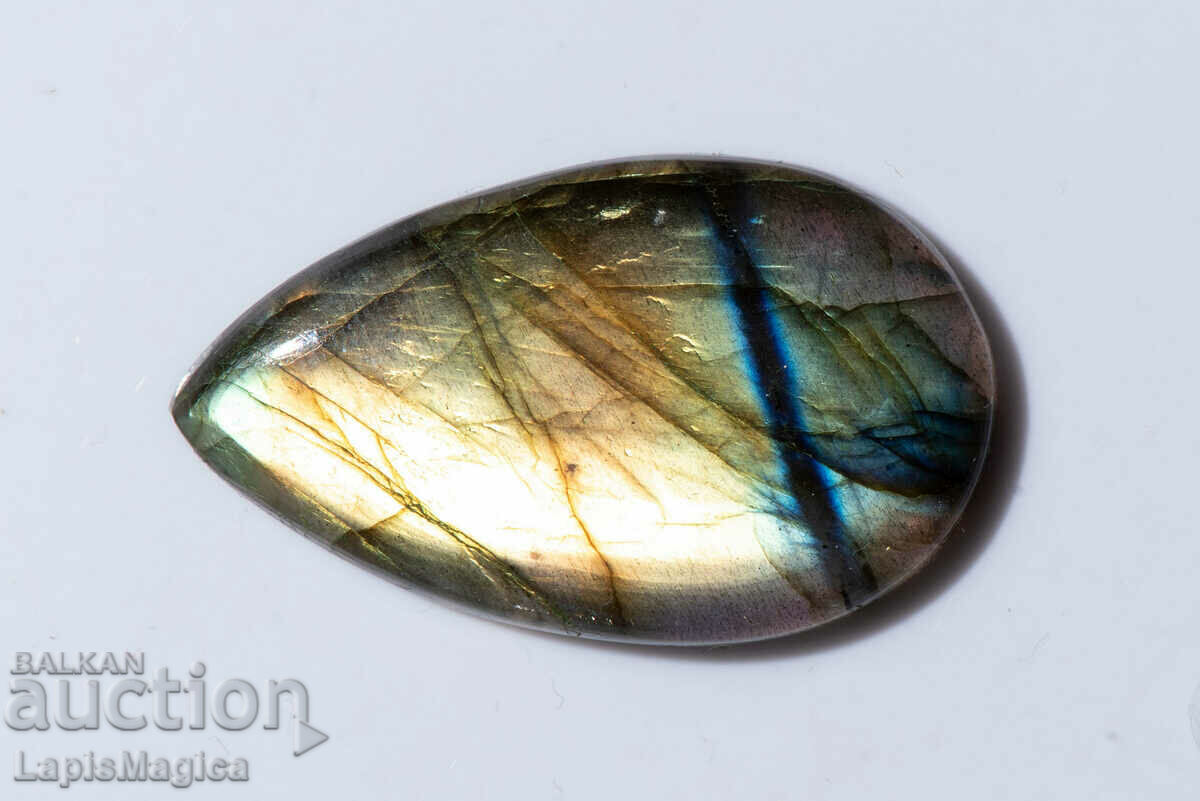 Labradorite 37,5ct Drop Cabochon #24