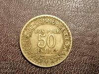 1922 year 50 centimes