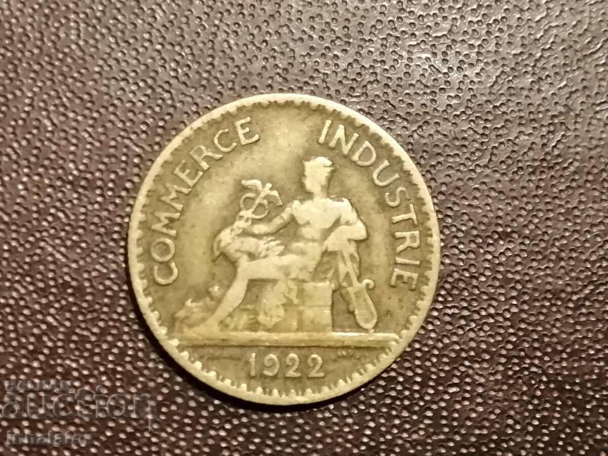 1922 year 50 centimes