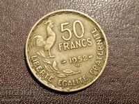 1952 litera B 50 franci