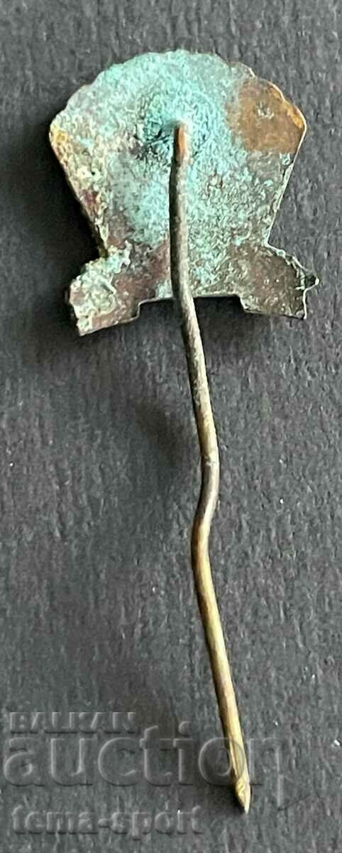 Auction 786 Bulgaria sign football club DSO Krasnaya Zvezda enamel 50- Auction 786 Bulgaria sign football club DSO Krasnaya Zvezda enamel 50-