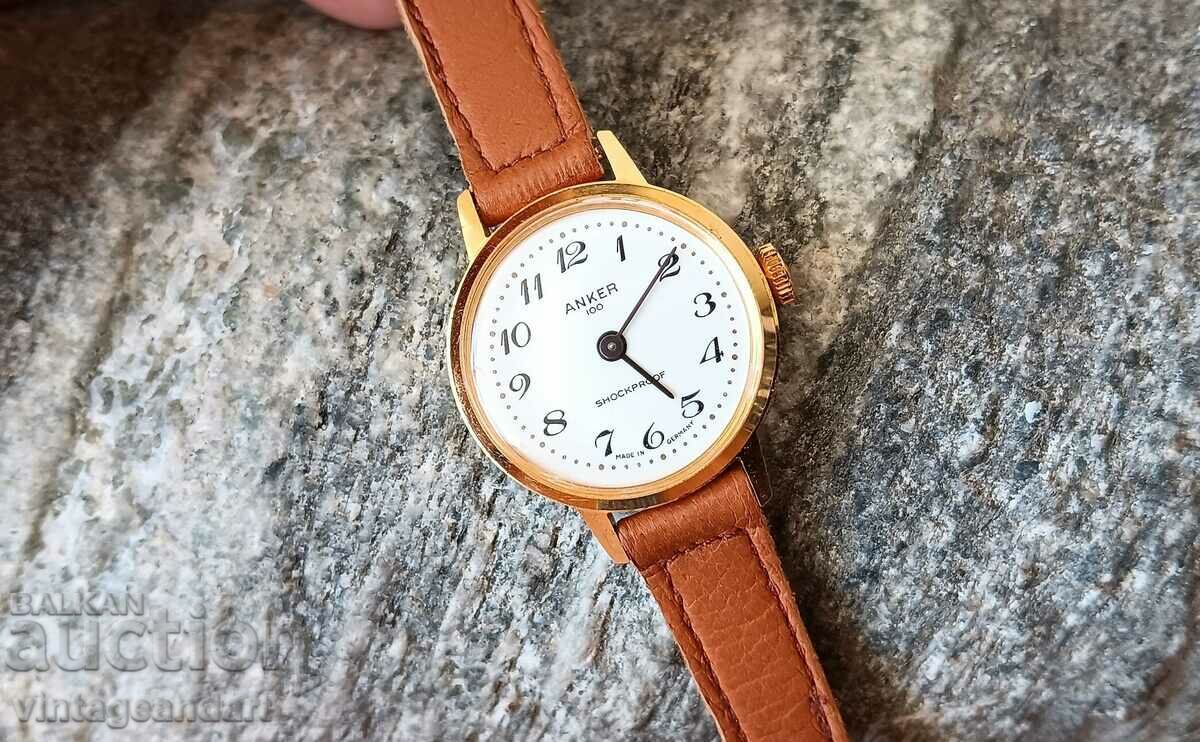 Anker 100 gold plated watch, AU, working with price 99.00 BGN | € 50.62 Anker 100 gold plated watch, AU, working with price 99.00 BGN | € 50.62