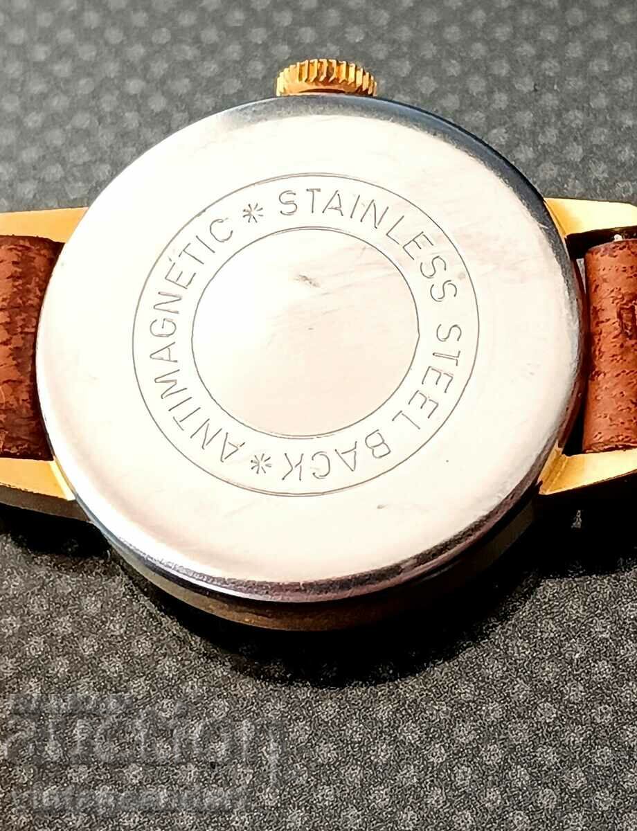 Auction Anker 100 gold plated watch, AU, working Auction Anker 100 gold plated watch, AU, working