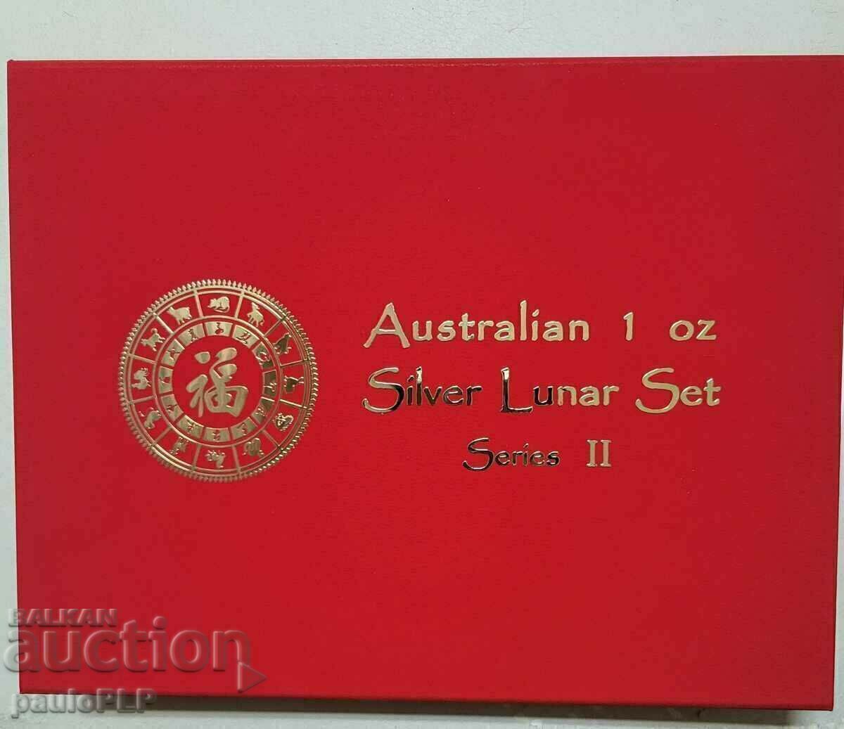 Παράδοση 1 OZ Lunar II - Πλήρες σετ Αυστραλιανών Σεληνίων + Orig. κουτί Παράδοση 1 OZ Lunar II - Πλήρες σετ Αυστραλιανών Σεληνίων + Orig. κουτί