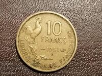 1951 letter B 10 francs