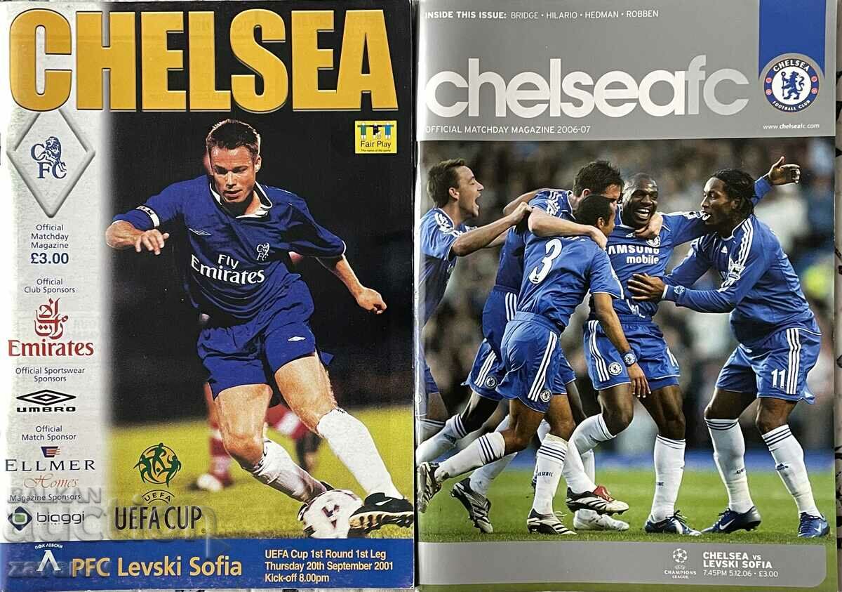 Chelsea Levski Program UEFA 2001 Champions League 2006 Lot