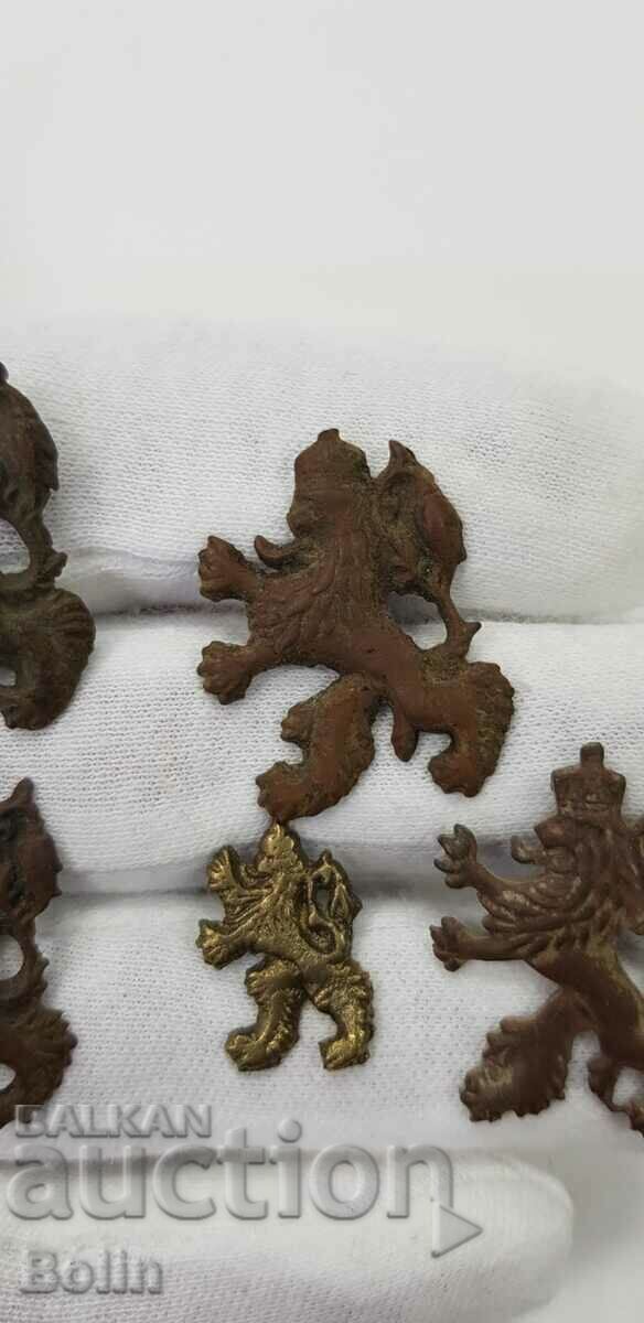 5 bucăți de cocarde regale, cocardă, marca 1936-1942 cu preț 65.00 BGN | € 33.23