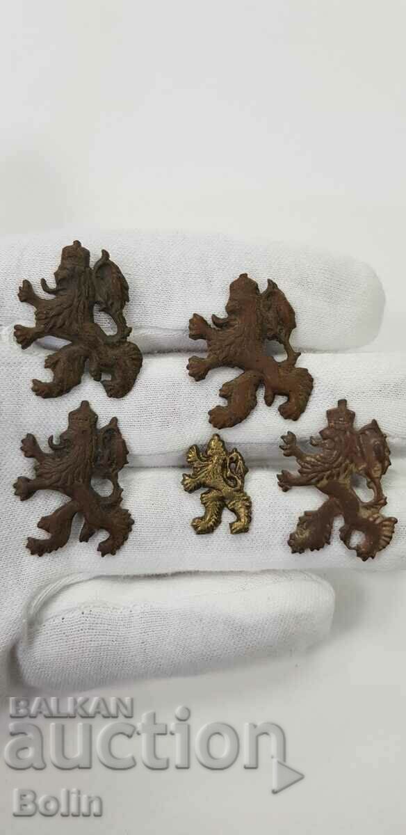 5 bucăți de cocarde regale, cocardă, marca 1936-1942 - 7