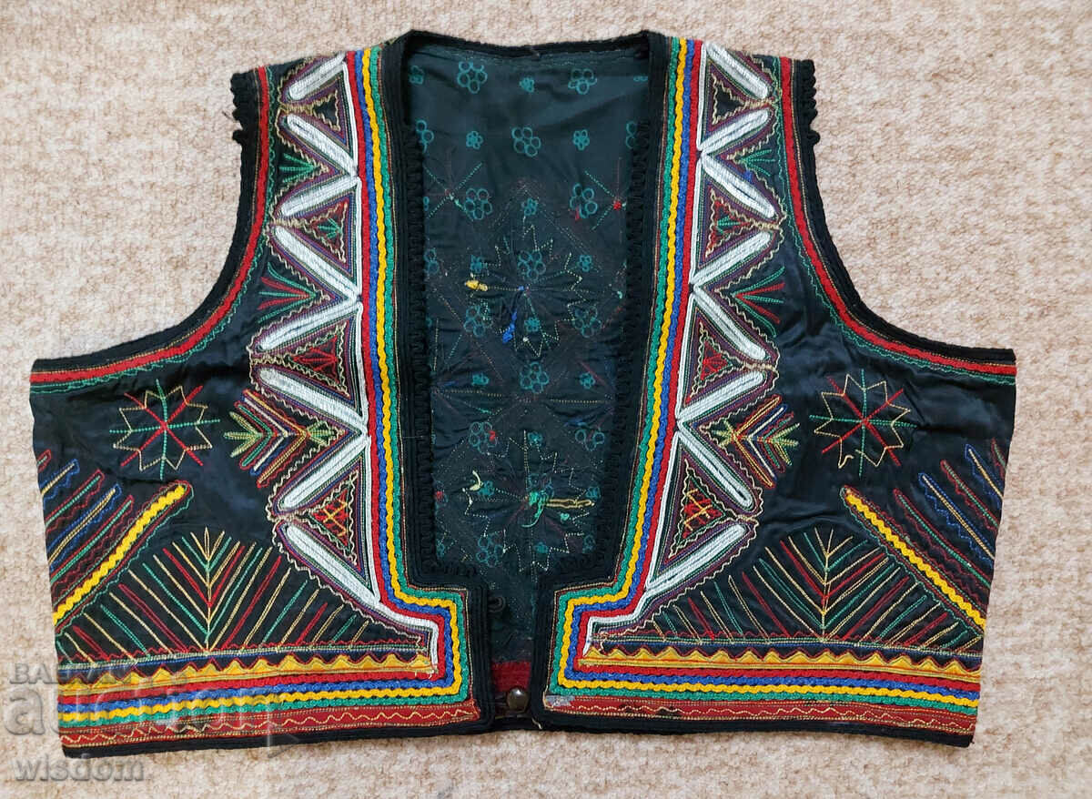 Authentic bodice for Rhodope costume