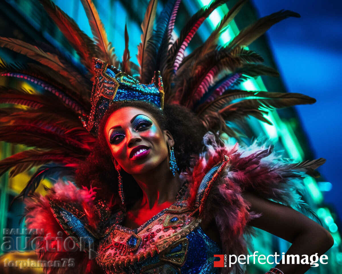 Brazilien Carnaval Woman. Image ® Studio Perfect Image Ltd.