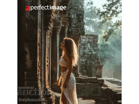 Γυναίκα στο Angkor Wat. Image ® Studio Perfect Image Ltd.