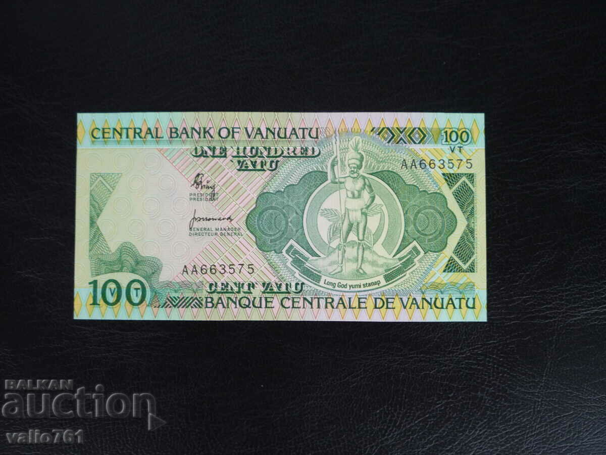 VANUATU 100 VATU 1982 NEW UNC