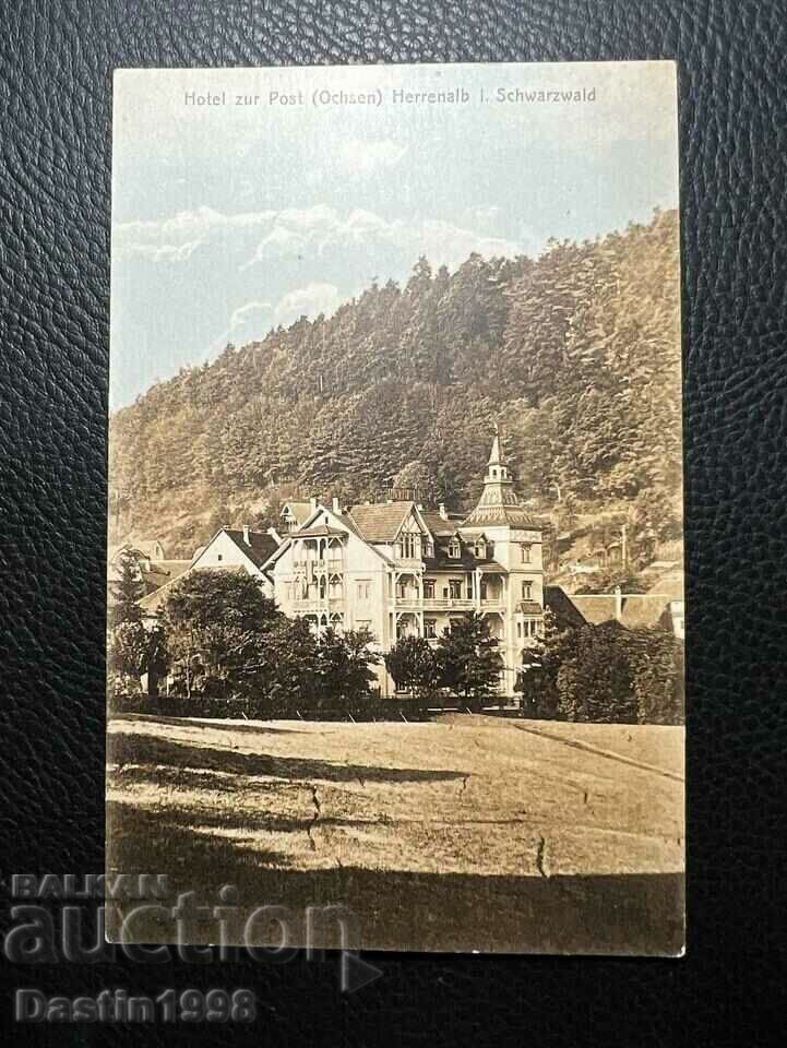 OLD RARE POSTCARD HOTEL