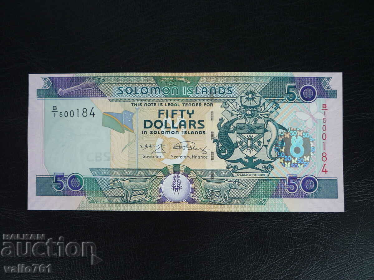 INSULELE SOLOMON 50 USD 2004 NOU UNC