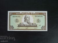 HAITI 1 GOURDE 1993 NOU UNC