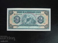 HAITI 2 GOURDE 1990 NOU UNC