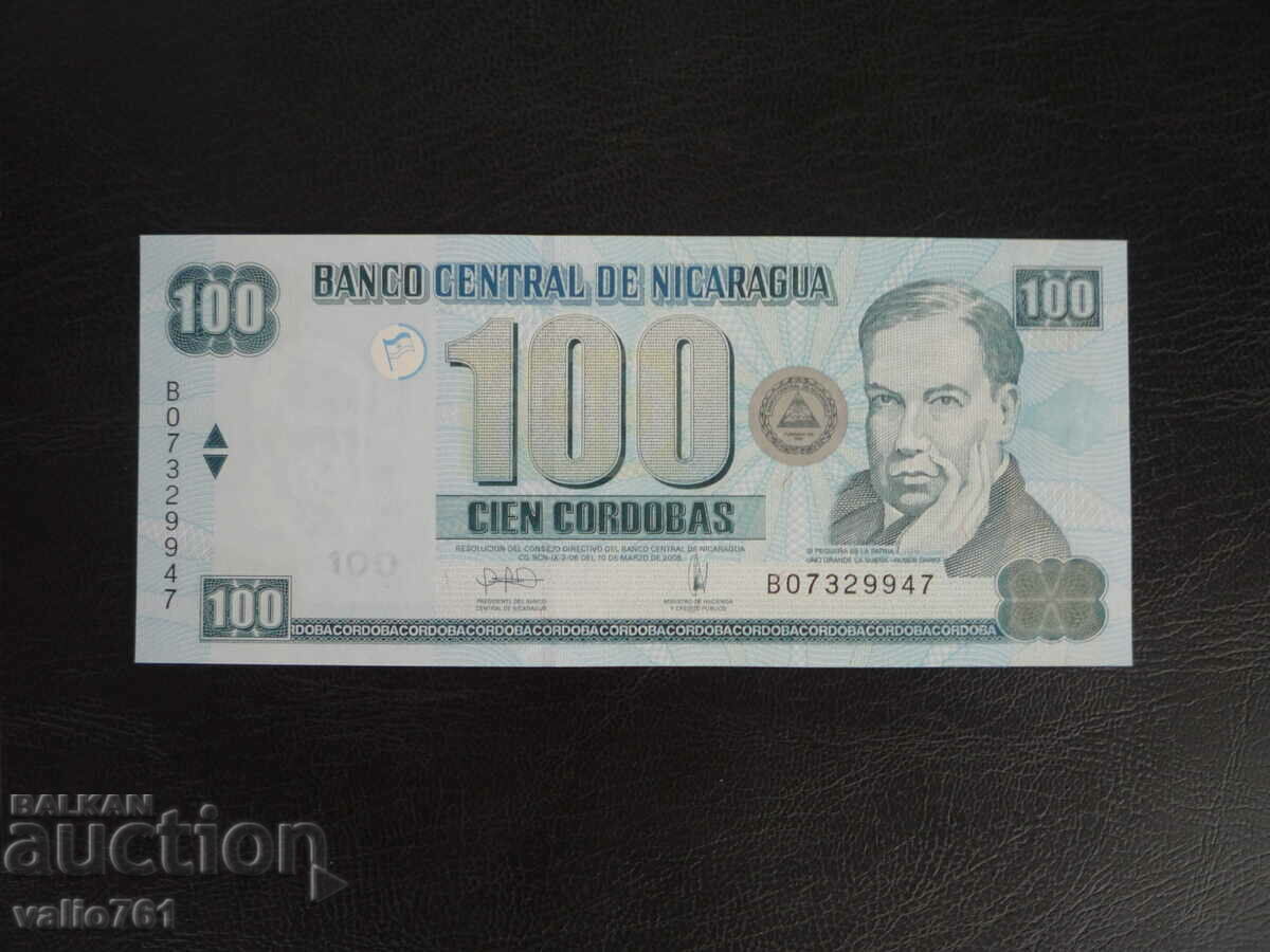 NICARAGUA 100 CORDOBAS 2006 NEW UNC RARE !!!