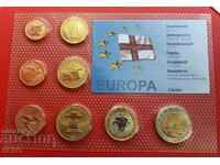 Insulele Feroe-SET 2004 de 8 monede euro dovada