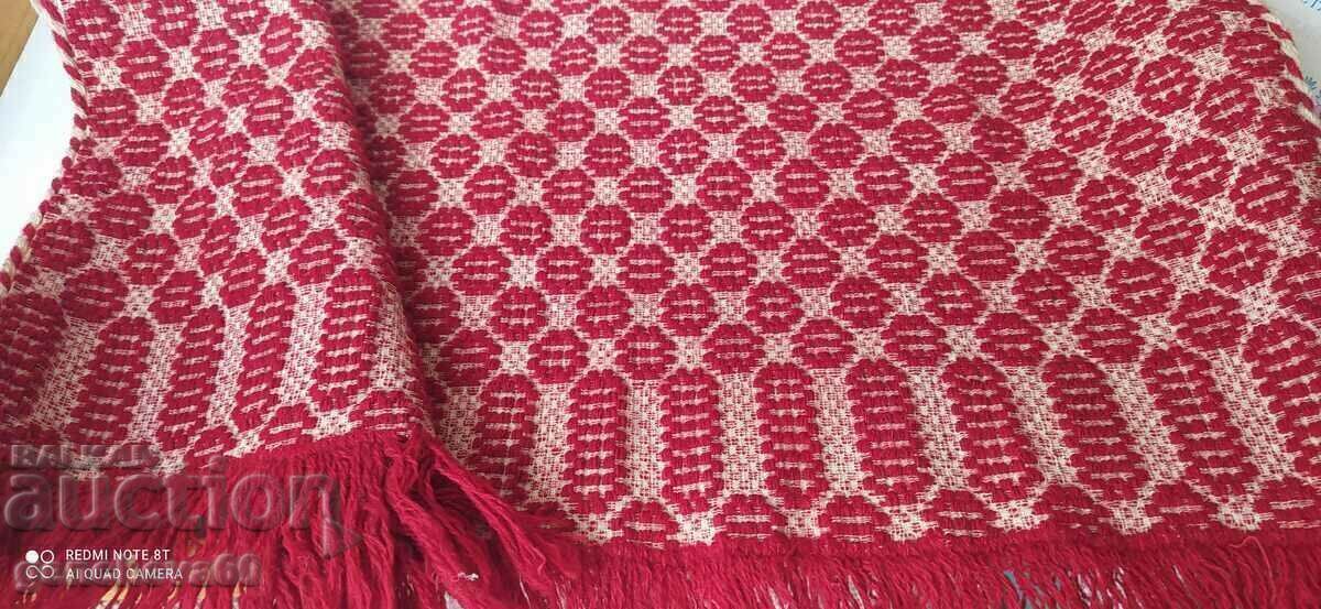 Authentic fringed woolen jacquard fabric with price 21.00 BGN | € 10.74 Authentic fringed woolen jacquard fabric with price 21.00 BGN | € 10.74