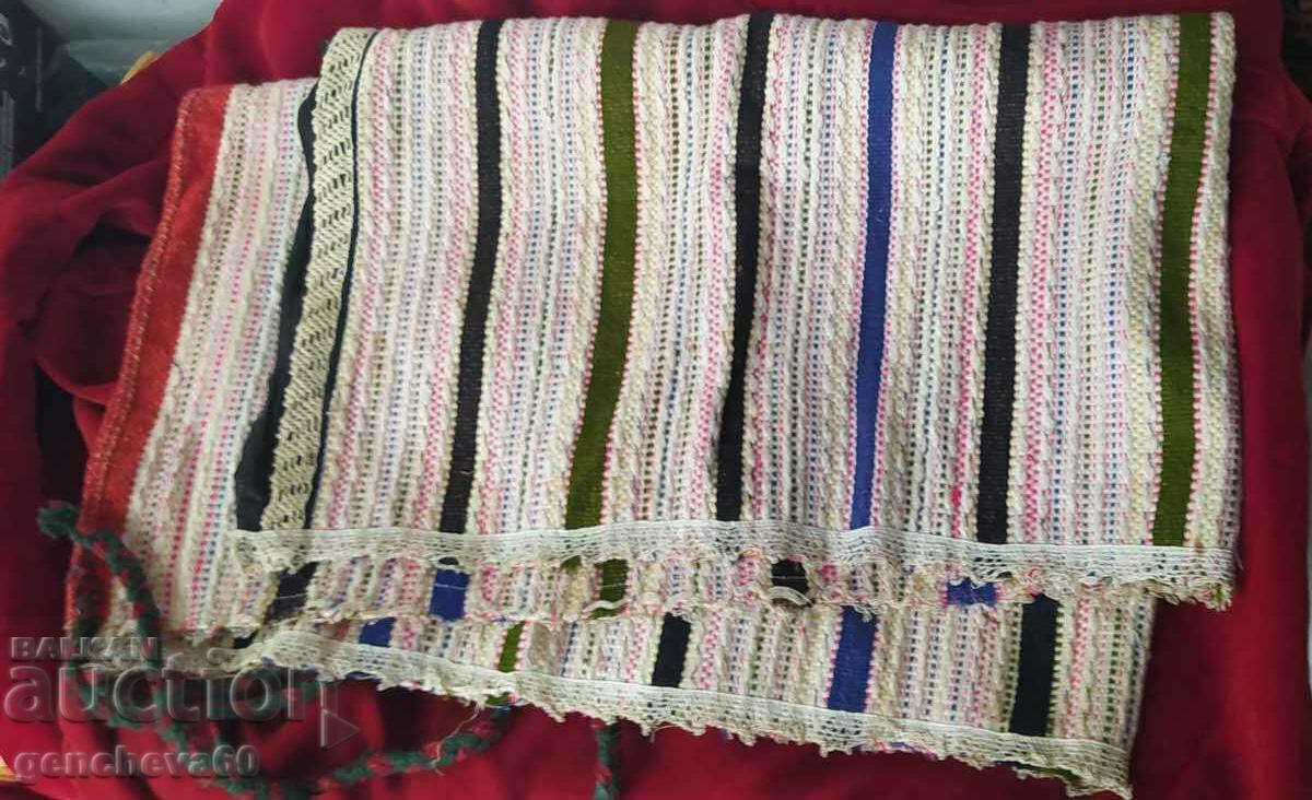 Authentic woven old apron