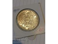 Coin-Germany-3 Reich Marks - Silver-1913