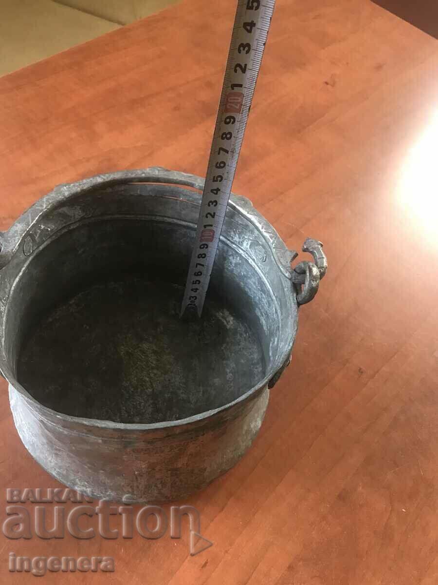 Delivery of COTTLE CAUTLE MENCHE COPPER HONEY ANTIQUE RITUAL VESSEL LITTLE