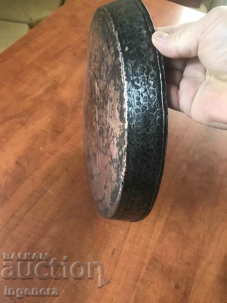 MASSIVE ANTIQUE COPPER HONEY TRAY - 600 GR. - 5 MASSIVE ANTIQUE COPPER HONEY TRAY - 600 GR. - 5