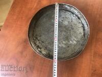 MASSIVE ANTIQUE COPPER HONEY TRAY - 600 GR.