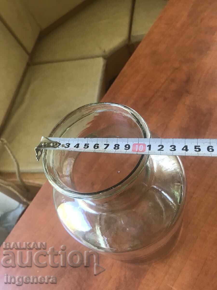 Auction  GLASS JAR 4+ LITERS FOR PICKLES FROM THE EARLY SOC