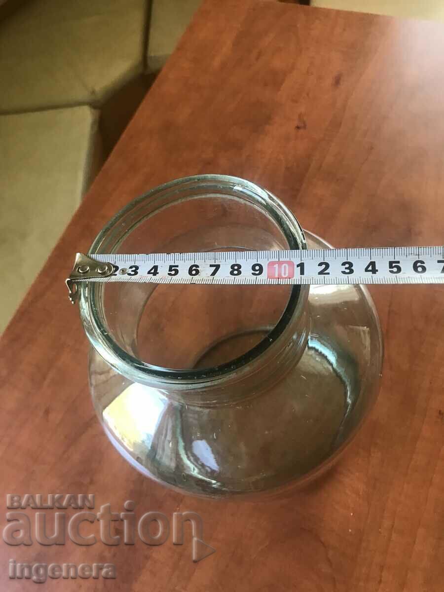 Auction GLASS JAR 6+ LITERS FOR PICKLES FROM THE EARLY SOC Auction GLASS JAR 6+ LITERS FOR PICKLES FROM THE EARLY SOC