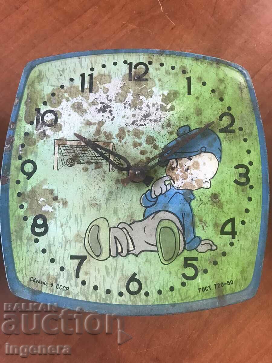 Auction MECHANICAL WALL CLOCK-LIGHTHOUSE-USSR-2 NUMBERS Auction MECHANICAL WALL CLOCK-LIGHTHOUSE-USSR-2 NUMBERS