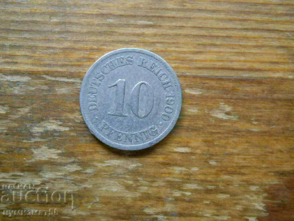 10 Pfennig 1900 - Germany ( G )