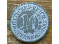 10 Pfennig 1900 - Germany ( G )