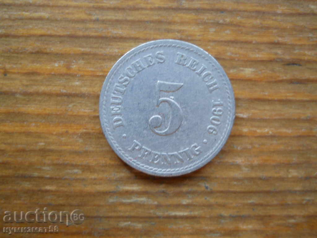 5 Pfennig 1906 - Germania (A)