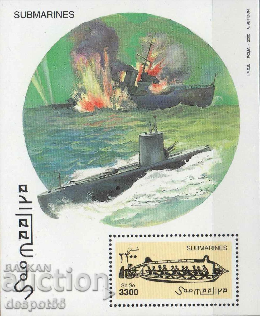 2000. Somalia. Submarine. Bloc.