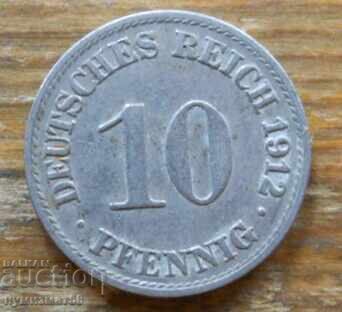 10 Pfennig 1912 - Germany ( A )