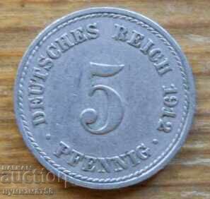 5 Pfennig 1912 - Germania ( A )