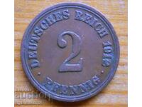 2 Pfennig 1912 - Γερμανία ( A )