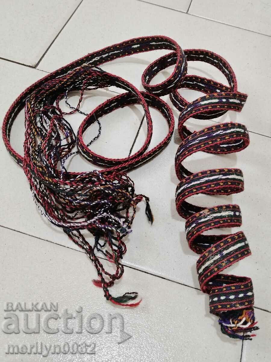 Auction Old handwoven belt, girdle, costume belt Auction Old handwoven belt, girdle, costume belt
