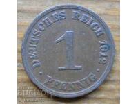 1 Pfennig 1912 - Γερμανία ( A )