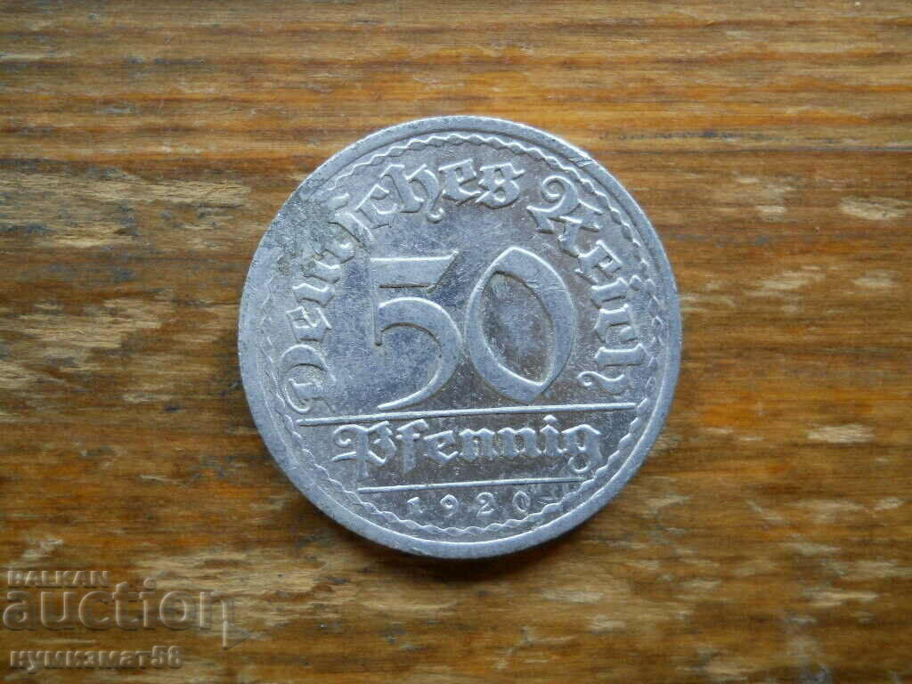 50 Pfennig 1920 - Germany ( A )