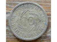 10 Pfennig 1924 - Germania ( A )