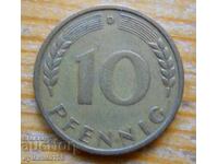 10 Pfennig 1949 - Γερμανία ( D )