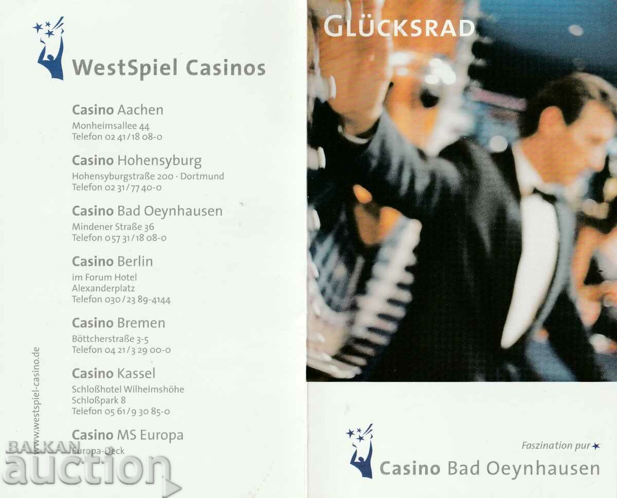 Germany - instructions for playing in the casino