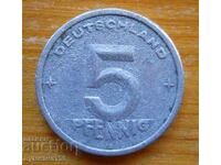 5 pfennig 1948 - GDR