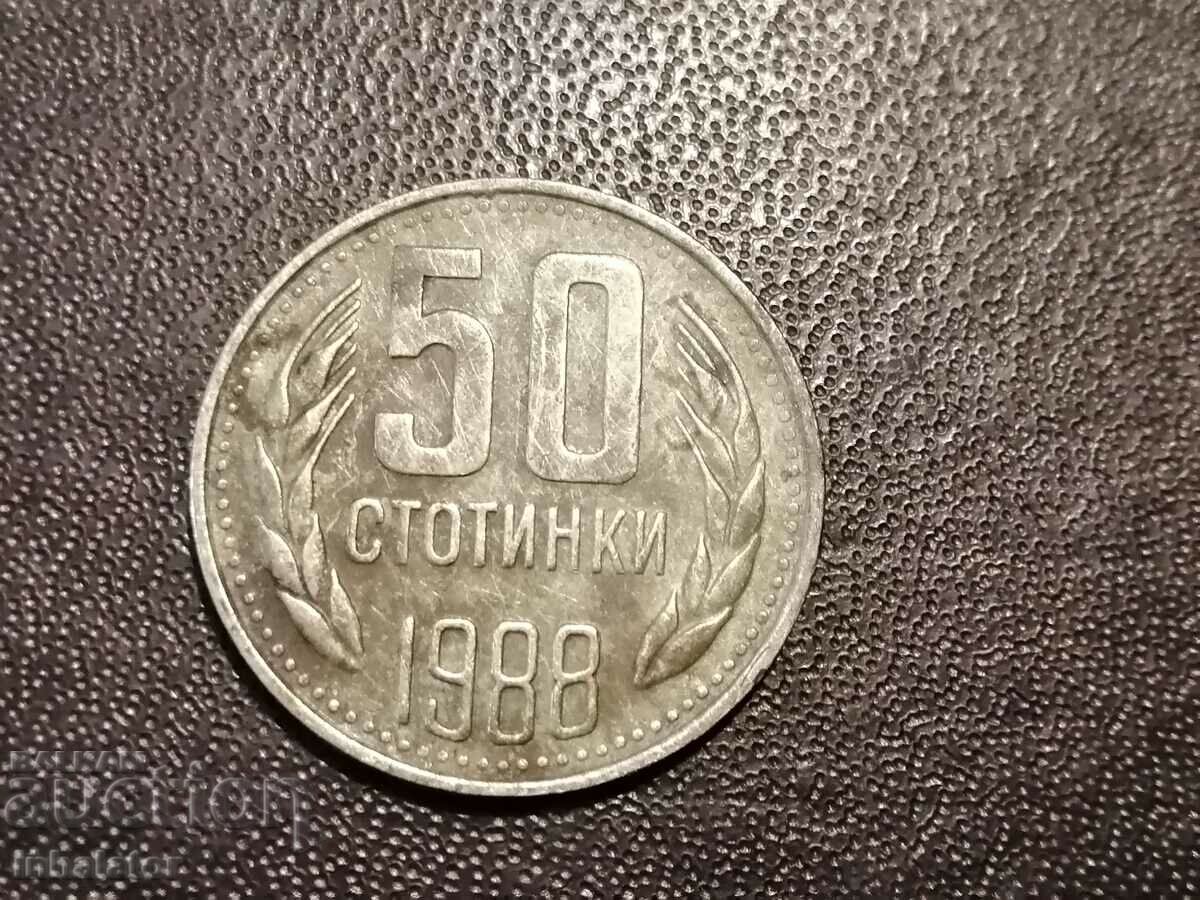 1988 50 de cenți